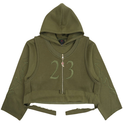 W' Air Jordan x Teyana Taylor Hoodie - Rough Green