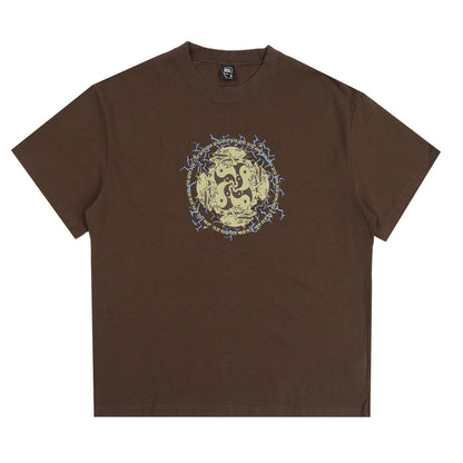 Ying Yang Run T-Shirt - Brown