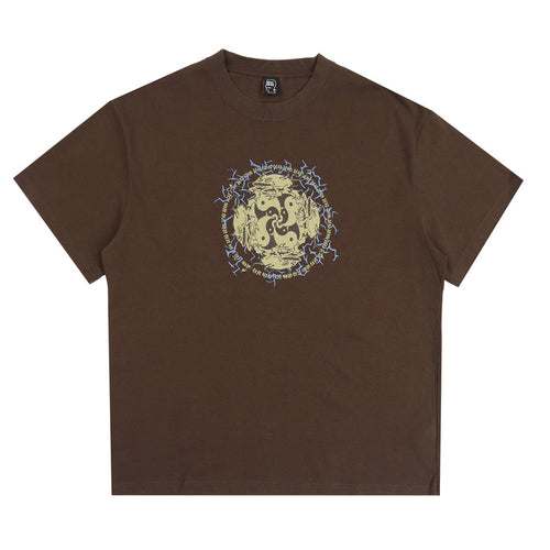 Ying Yang Run T-Shirt - Brown