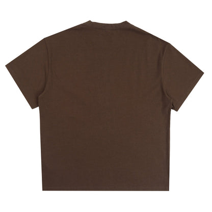 Ying Yang Run T-Shirt - Brown