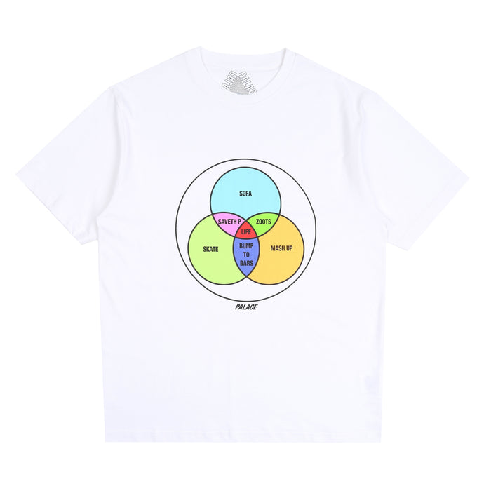 ZEN DIAGRAM T-SHIRT  - WHITE