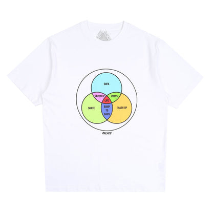 ZEN DIAGRAM T-SHIRT  - WHITE