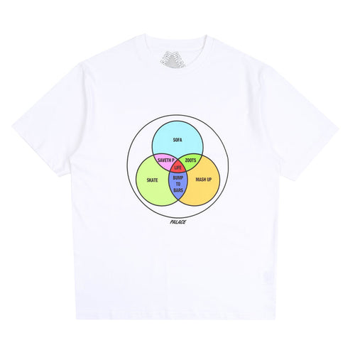 ZEN DIAGRAM T-SHIRT  - WHITE
